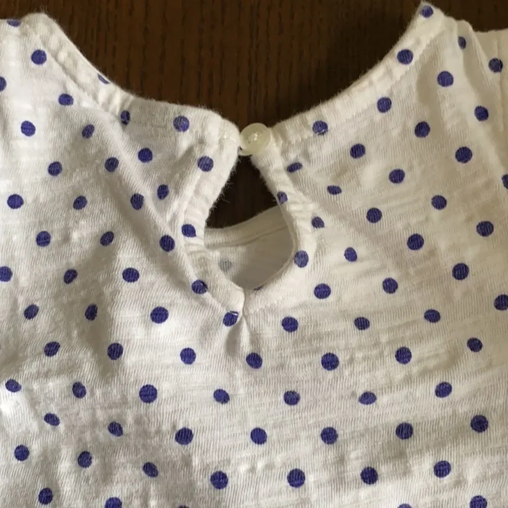 GAP blue polka